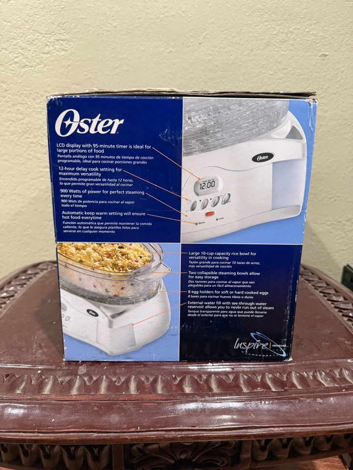 Oster Food Steamer 6.1 Quarts 2 Tier Model 5715 - Image 4 of 4