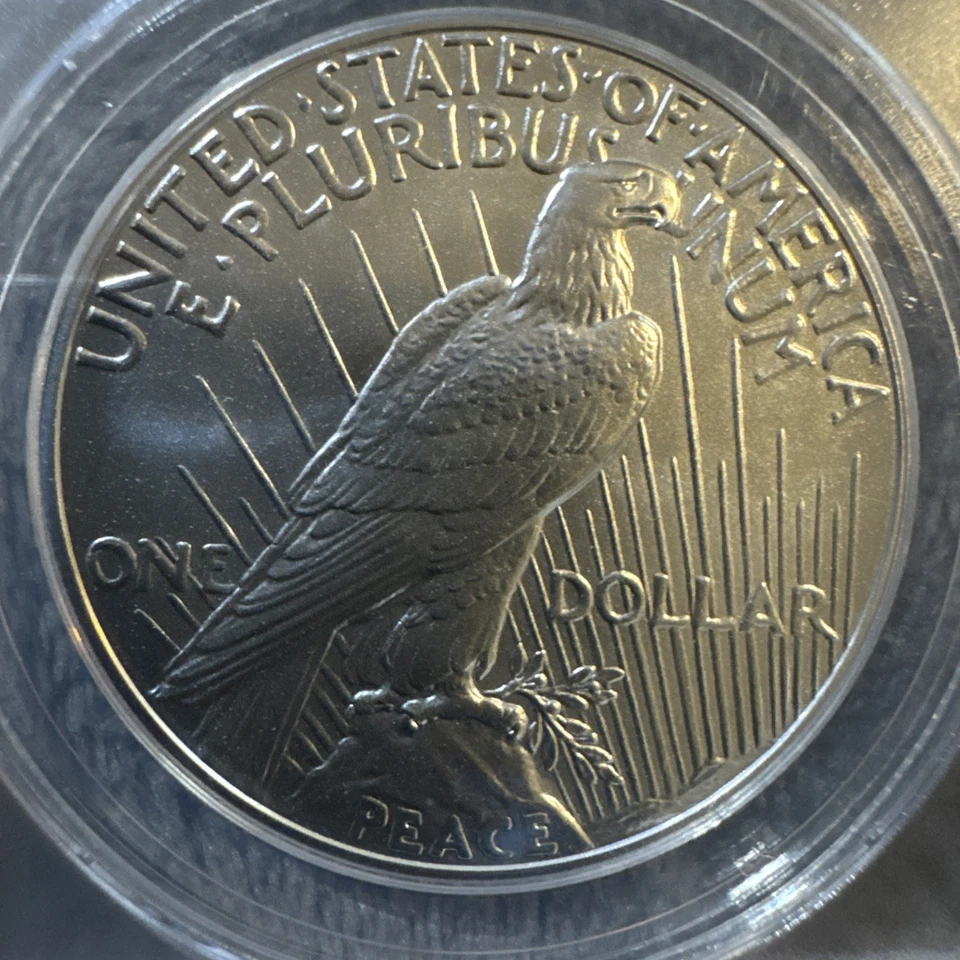 2021 ANACS-MS70 High Relief Peace Dollar A First Strike Coin - Image 4 of 4