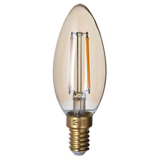 LUNNOM Ampoule LED E14 210 lumens 22 w E14/lustre brun verre clair