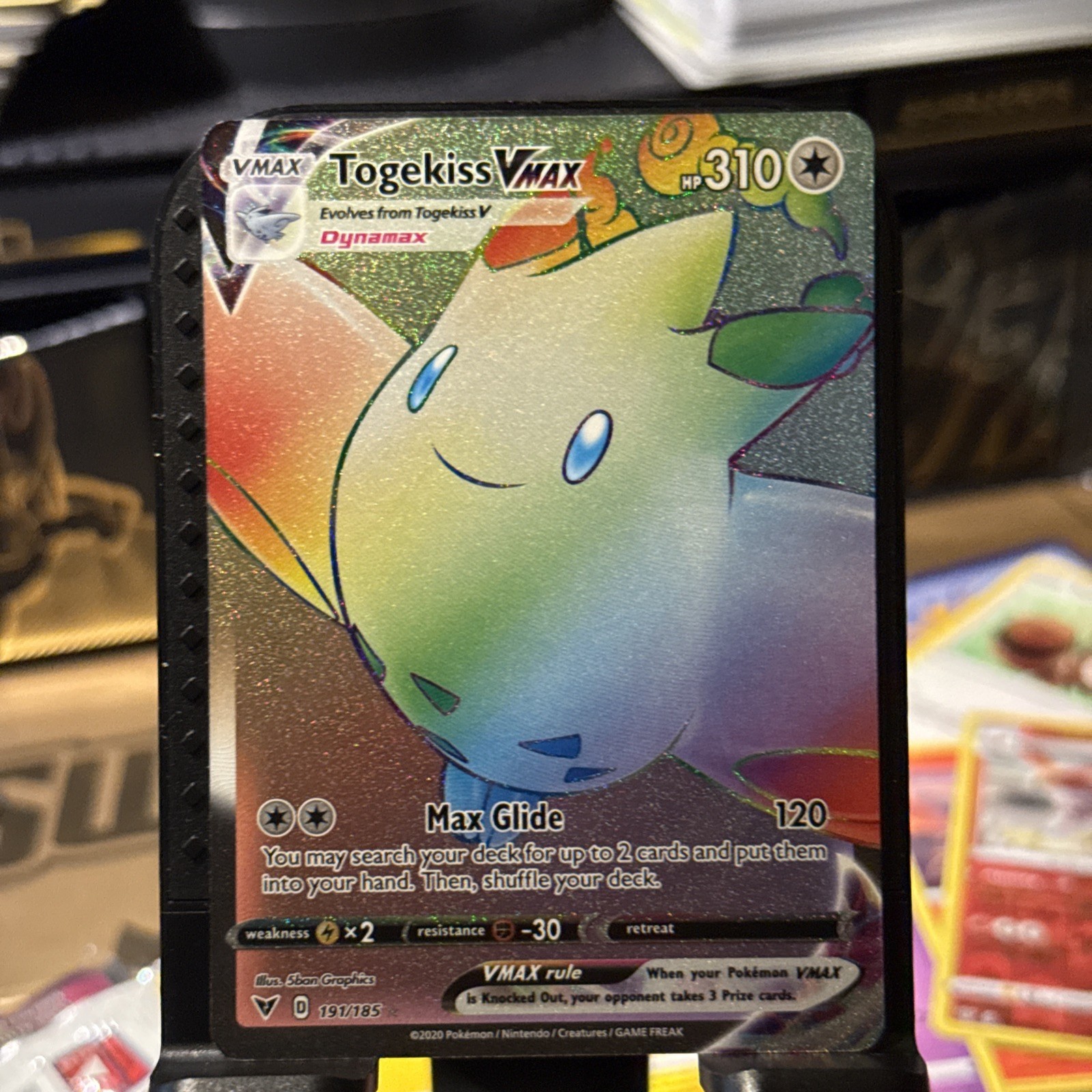 Togekiss VMAX 2020 Sword & Shield: Vivid Voltage #191/185 Holo (Secret) Price Guide - Sports Card Investor Togekiss VMAX 2020 Sword & Shield: Vivid Voltage #191/185 Holo (Secret) Price Guide - Sports Card Investor