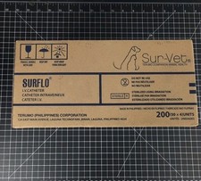 Surflo IV Catheter SR-OX2225V 22Gx1" BRAND NEW 200 units Exp 01 /31/2029 NIB