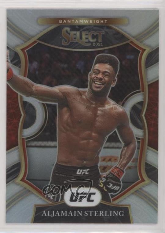 2021 Panini Select UFC Concourse Silver Prizm Aljamain Sterling #46 yu8