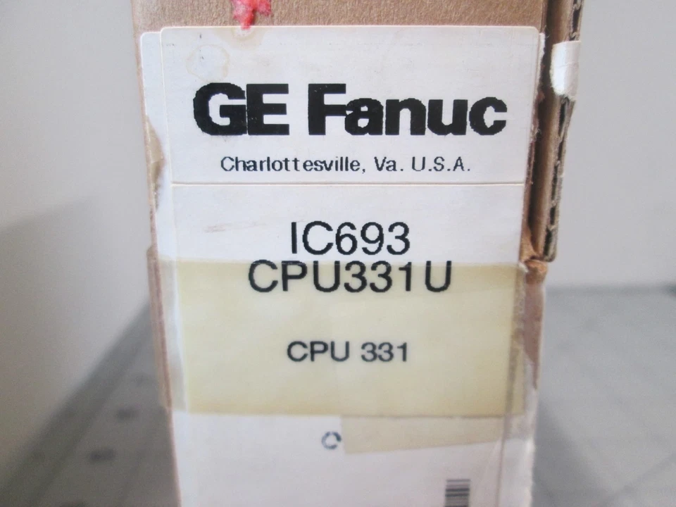 GE Fanuc, IC693CPU331U, Input 24VAC/VDC 16PT, Controller, New - Image 4 of 4