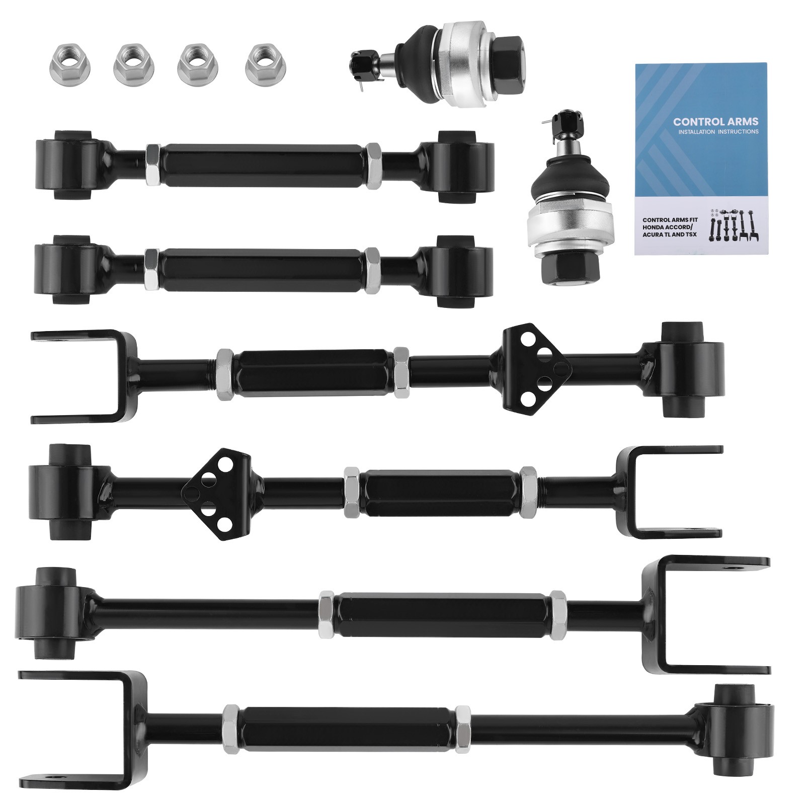 Adjustable Control Camber Arms Toe Kit for Honda Accord 2008-2013 for Acura TSX