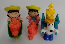 2 Vintage McDonald's Happy Meal Toys - 1989 Peanuts -2 Complete 1 missing barrow