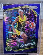 2025 panini wnba prizm ERICA WHEELER # 125 base blue pulsar prizm 027/199