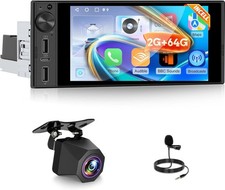 Android 15 Auto Apple Carplay Autoradio GPS Navi FM RDS BT AHD Kamera 1DIN 2+64G