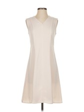 Uniqlo Women Ivory Casual Dress XS