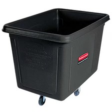 Rubbermaid Commercial Fg460800bla Cube Truck 516 Cu. Yd. 300lb. Cap Black