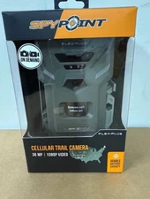 Spypoint Flex-Plus 36MP 1080p Video Cellular Trail Camera w/ Double Battery Capa