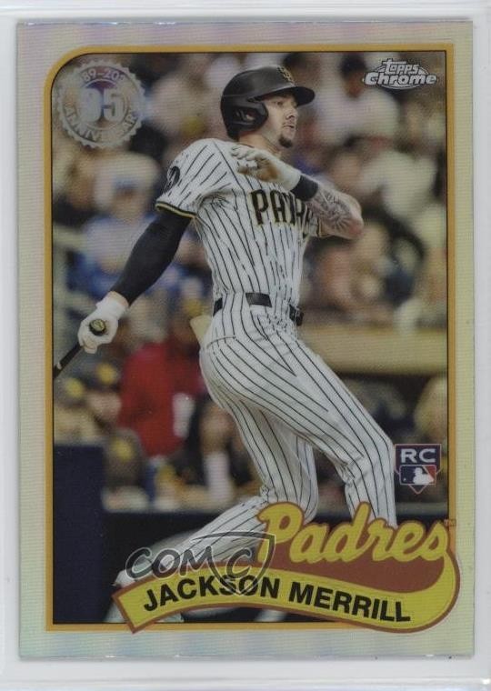 2024 Topps Chrome Update 1989 Topps Baseball Jackson Merrill #89CU-9 1n6g