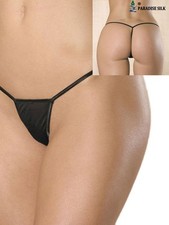 One Pure Silk Knit Women Micro G-String Thong