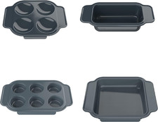 Brava 4-Piece Bake  Breakfast Lite Accessory Set, Premium Non-Stick Bakeware Eg