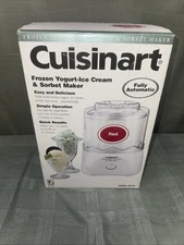 Cuisinart Frozen Yogurt-Ice cream and Sorbet Maker 1.5 QT Brand New - Red!
