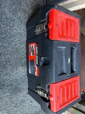 Black and Decker Plastic Storage Organiser Tool Box Case 50cm Good Condition