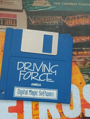 Drivin Force (Digital Magic 1988) Commodore Amiga (Disk) working 16-bit classic