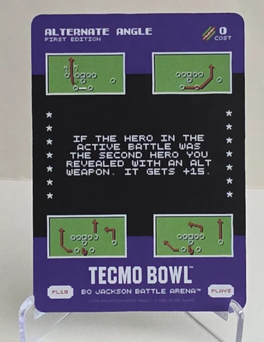 BO JACKSON BATTLE ARENA TECMO BOWL ALTERNATE ANGLE PLAY #PL19