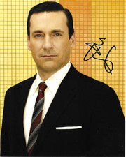 * JON HAMM * signed 8x10 photo * MAD MEN * COA *