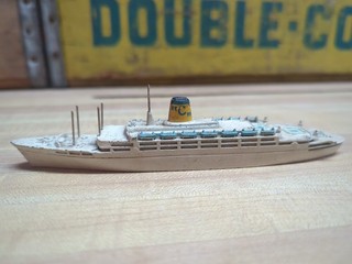 Vintage Frederico "C" Diecast Cruise Ship Model Made In Italy