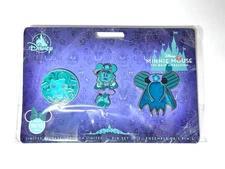 Disney Minnie Mouse Main Attraction Haunted Mansion NEW Pin Set of 3 10/12 Pics