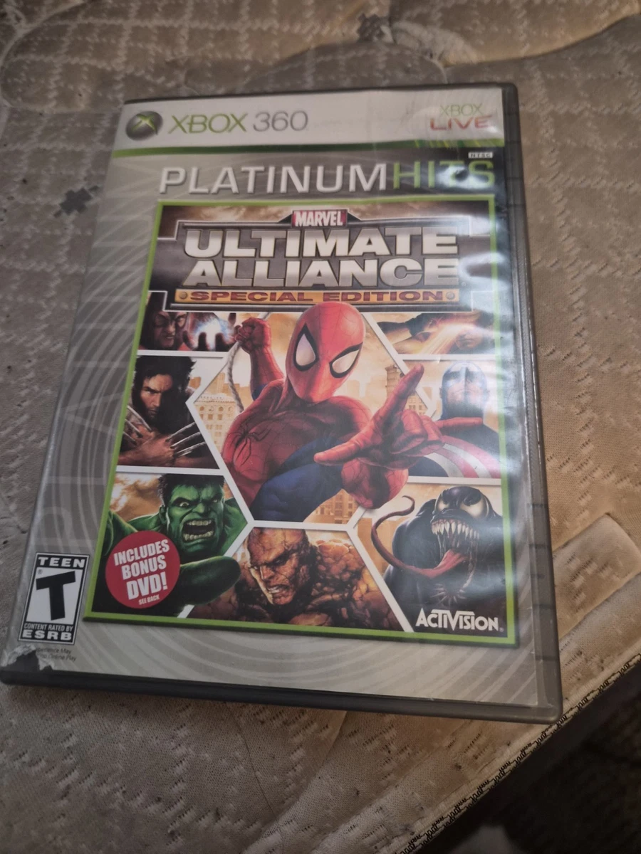 Marvel: Ultimate Alliance Microsoft Xbox 360 Video Games for sale