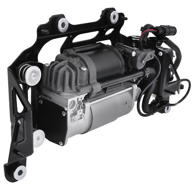 Air Suspension Compressor With Bracket & Solenoid – For Audi A8 Quattro 2011-2018 (3.0L, 4.0L, 4.2L)