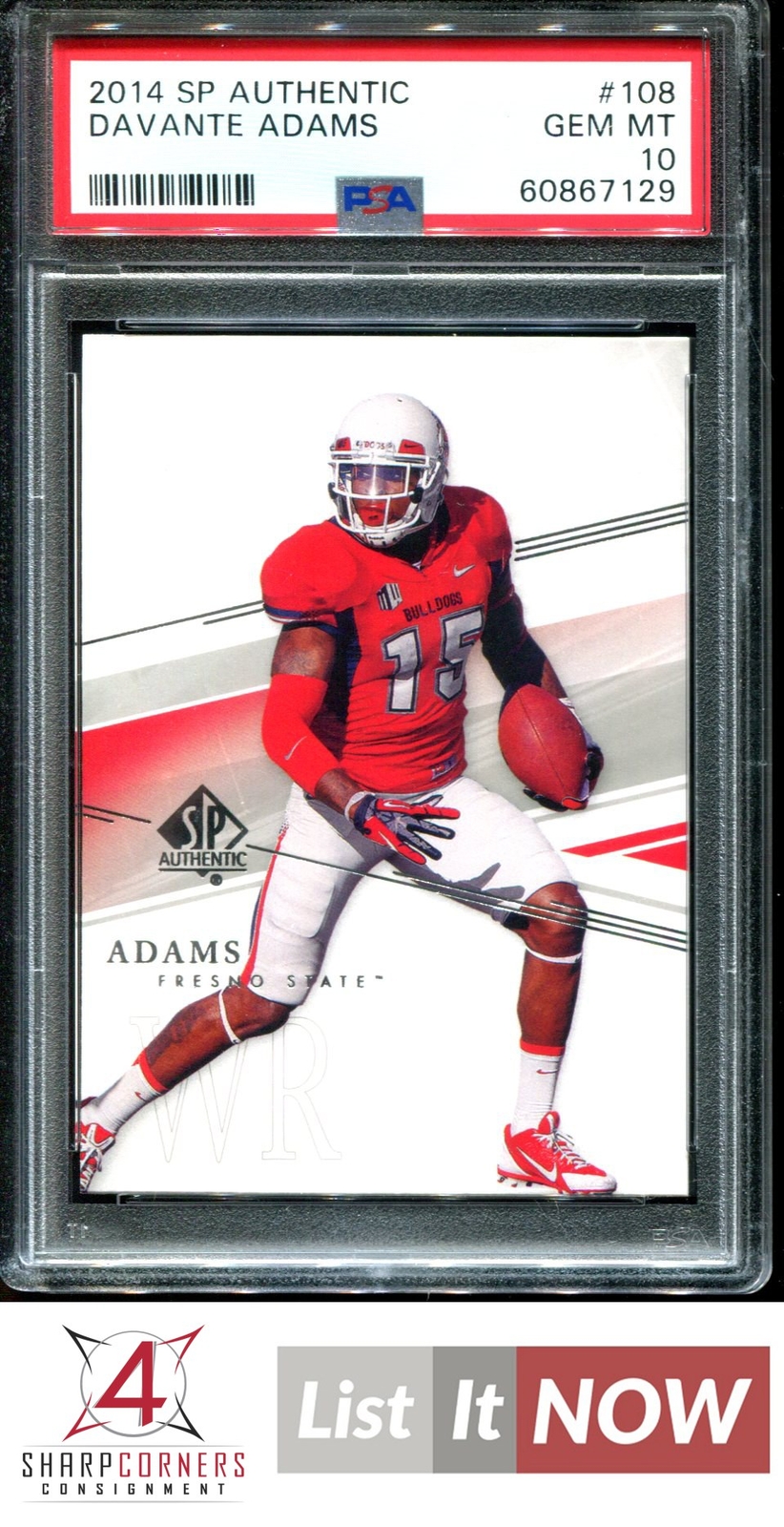 Davante Adams SP Authentic #108 Base