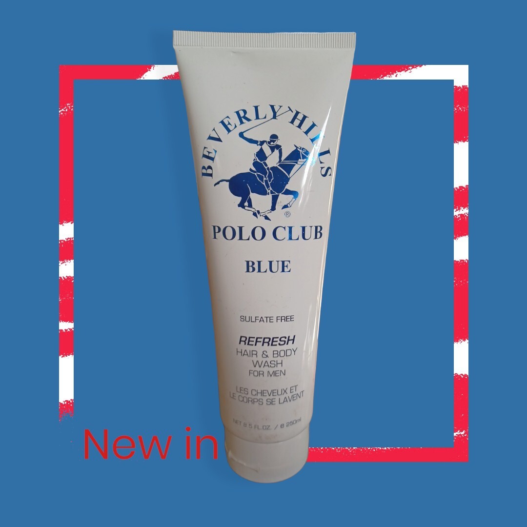 polo body wash blue