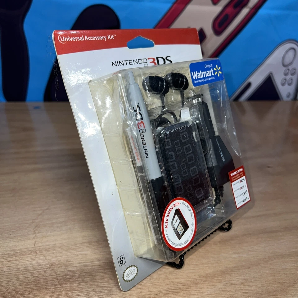 Power A Nintendo 2DS 3DS XL DS XL Universal Acc Kit Car Adapter Earbuds Stylus + - Image 2 of 4