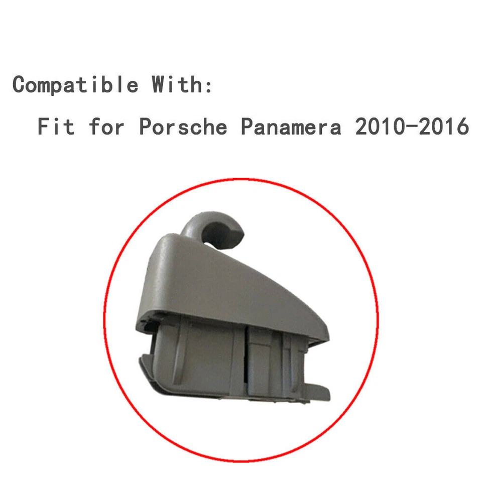 Parasol gris para Porsche Panamera 2010-2016 gris clip gancho retenedor Foto 3 de 4