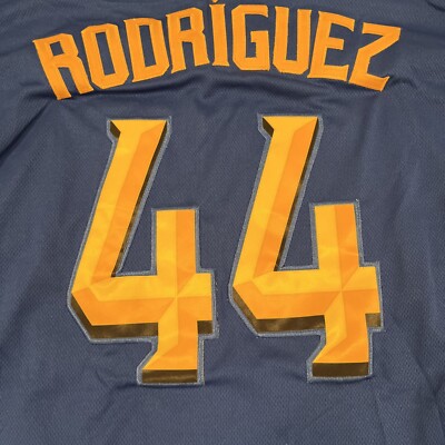 Julio Rodriguez Seattle Mariners Blue And Yellow Jersey Men's