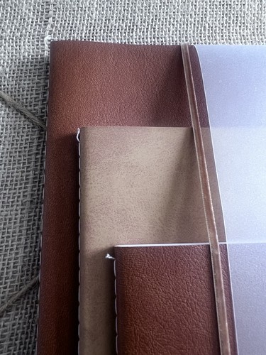 PAPYRUS “Express Beautifully” Brown Notebook Gift Set Pack Of 3. Lined Pages - Picture 4 of 4