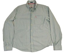 Abercrombie Fitch Button Down Shirt Men's LARGE Long Sleeve Striped