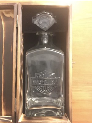 harley davidson decanter set