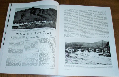 ARIZONA HIGHWAYS-OCTOBER 1939 B/W ISSUE - GHOST TOWN- HOPI BOY- BIRDCAGE THEATER - Picture 5 of 9