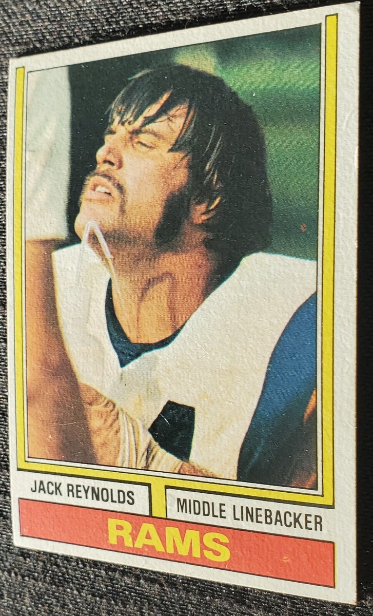 1974 Jack Hacksaw Reynolds (RC) LA Rams Topps NFL Rookie Card #25