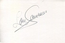 Lou Carnesecca St John's Red Storm Basketball HOF Signed Autograph