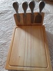 Wooden Cutting Board With Cheese Server And Tools 5pcs — photo 5