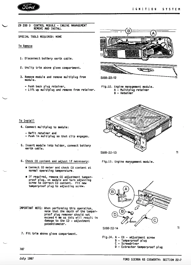 Manual Taller Ford Sierra y Escort Cosworth. Workshop Inglés Manual Digital - Imagen 4 de 4