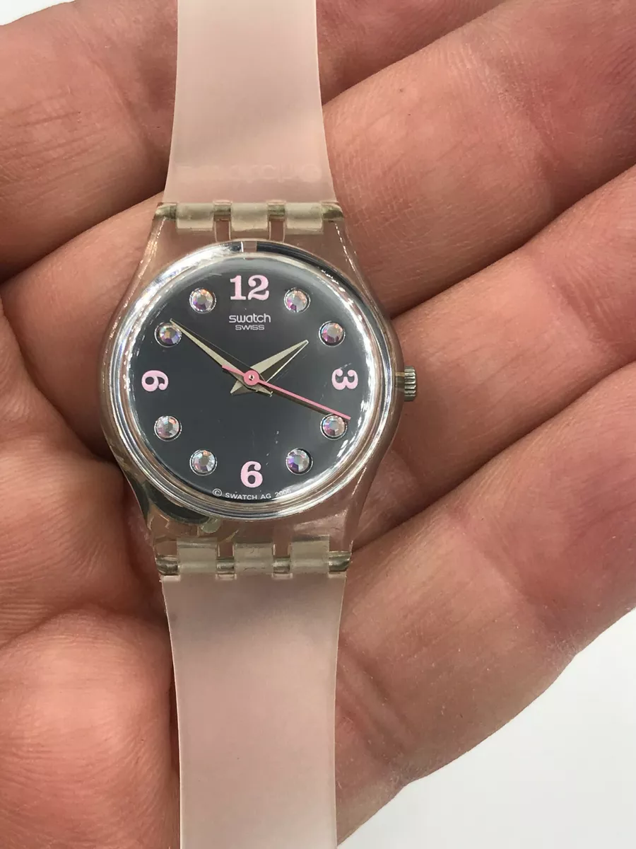 SWATCH WATCH FIRST ROMANCE LK280G 2007 WORKING NEW BATTERY GOOD CONDITION