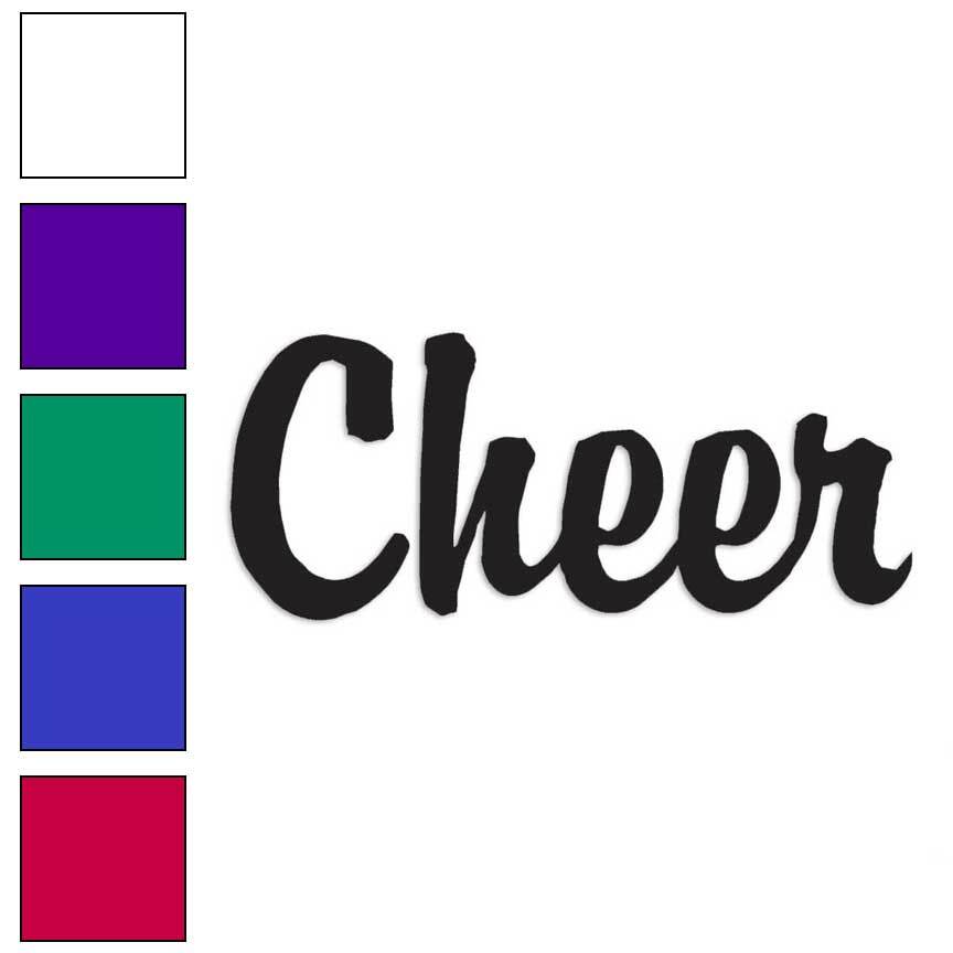 Cheer, Vinyl Decal Sticker, Multiple Colors & Sizes #1592