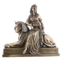 Unicorn Studios Wu75693v4 Cleopatra Sitting On A Sphinx Egyptian Statue, New, Fr on sale Unicorn Studios Wu75693v4 Cleopatra Sitting On A Sphinx Egyptian Statue, New, Fr on sale