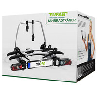 Eufab FahrradträGer SD260 FüR 2 FahrräDer 60 Kg
