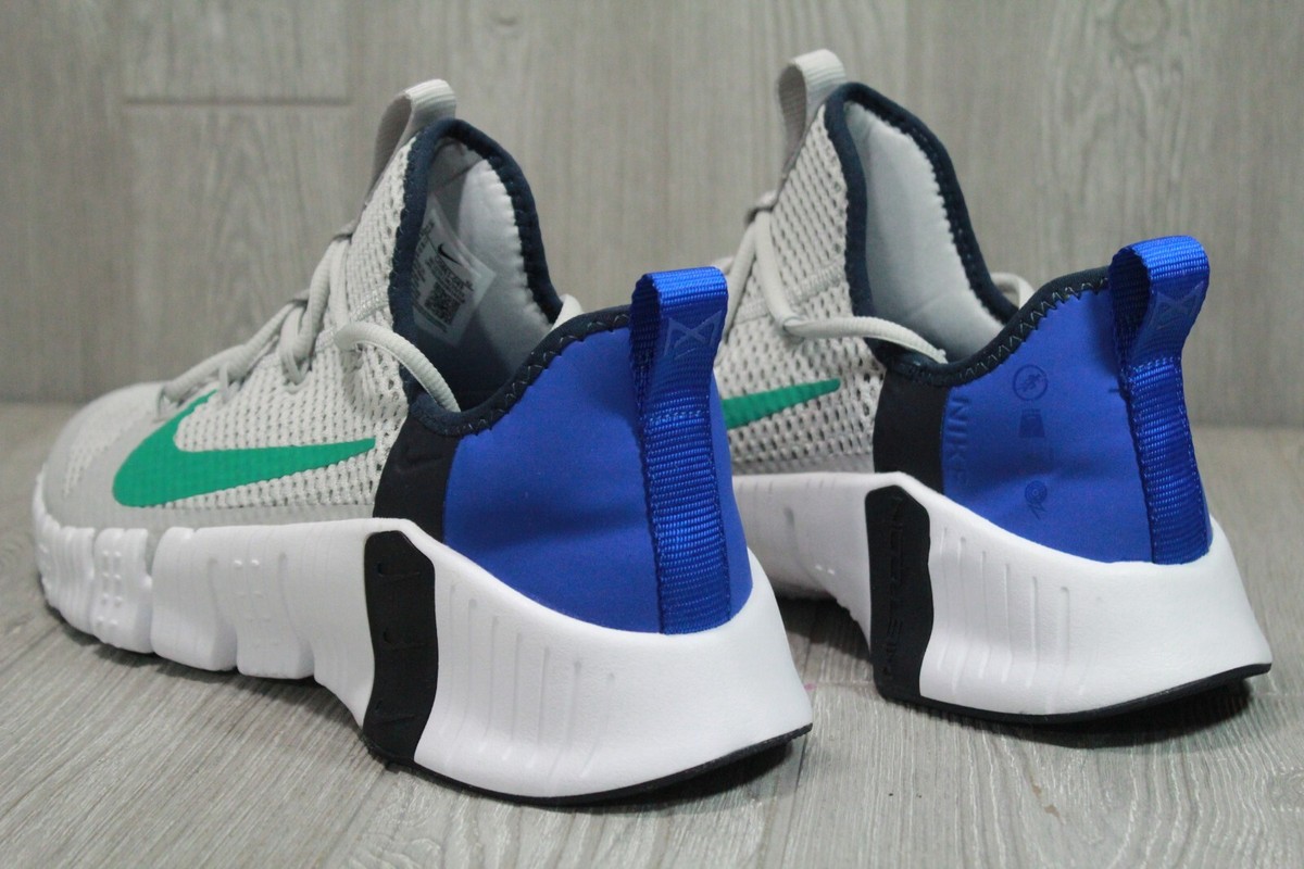 Nike Free Metcon 3 Shoes CJ0861-043 Grey Fog Neptune Green Size 15 NIKE FREE METCON 3 GREY FOG-NEPTUNE GREEN SZ 15 [CJ0861-043  main image 3