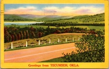Gretings From Tecumseh Oklahoma  - A22