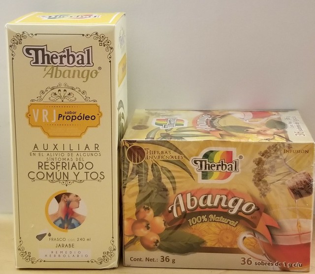 THERBAL 1 TE DE ABANGO+ 1JARABE ABANGO CON PROPOLEO W/PROPOLIS