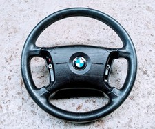 BMW X5 BLACK LEATHER STEERING WHEEL 6751178