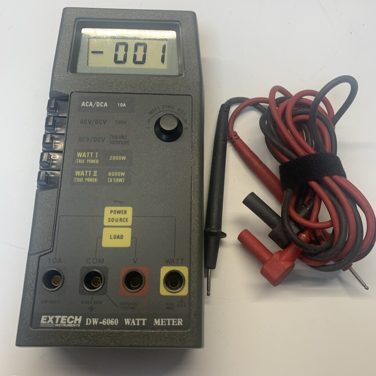 ワットメーターDW-6060