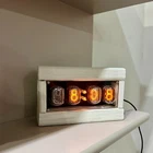 NIXIE CLOCK In-12 with tubes 4 Digits + LED RGB Backlight + Mini USB cable