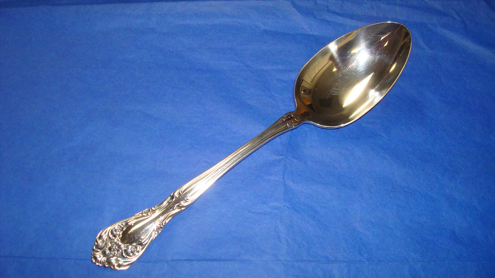 Alvin - Chateau Rose - Sterling Serving Spoon 8 1/2" - No Mono (#Upg6)